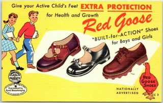 Vintage Red Goose Children 