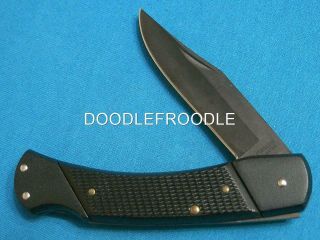 Vintage Gutmann Edge Mark Japan 11 - 125lockback Folding Hunter Bowie Knife Knives