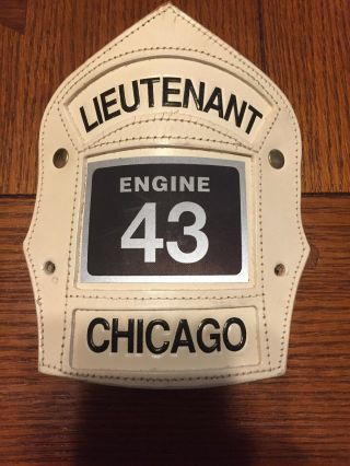 Chicago Fire Department E43 Shield