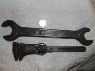 2 - Vintage International Harvester Tools,  1e Adjustable Wrench,  G3170 Wrench