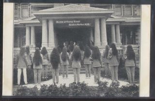 Postcard Benton Harbor Michigan/mi Long Hair All Girl House Of David Band 1910 