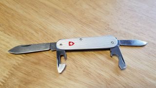 Swiss Army Knife Victorinox Officer Suisse Rostfrei Classic Stainless Steel Ex