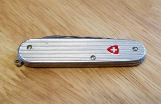 SWISS ARMY KNIFE VICTORINOX Officer Suisse Rostfrei CLASSIC STAINLESS STEEL EX 2