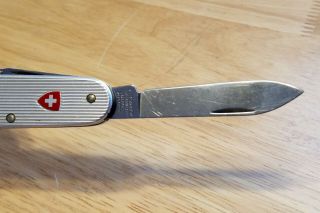 SWISS ARMY KNIFE VICTORINOX Officer Suisse Rostfrei CLASSIC STAINLESS STEEL EX 5