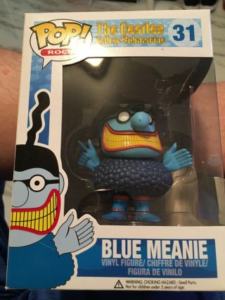 Blue Meanie Funko Pop Litte Flaws Due To Age