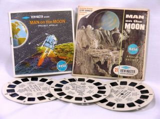 Viewmaster: Man On The Moon - 1964 - Antique