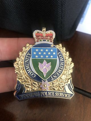 Winnipeg Police Service Cap Badge (manitoba)