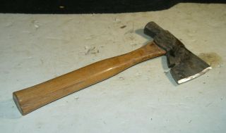 Estate Old Vintage Carpenter Woodworking Hand Axe Hatchet Hammer Tool