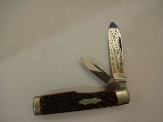 Vintage Winchester Gunstock Pocket Knife Made In Germany 1 Of 1000 Made