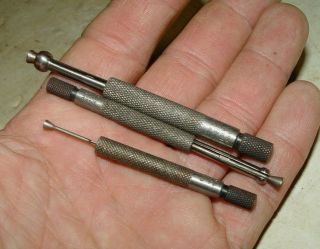 Vintage Machinist Toolmaker Starrett No 829 A B C Small Hole Gage Gauge Tools