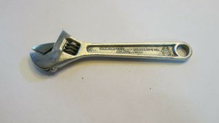 Vintage Diamond Tool & Horseshoe Co.  Diamalloy 4” Adjustable Wrench Usa