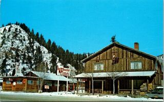 Red Rooster Inn Red River Mexico Postcard