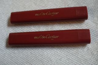 Cartier Must De Ball Point Pen / Refills In Cases