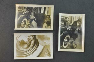 Vintage Car Photos Photographer Reflection In Hubcap 1940 Packard 9740037