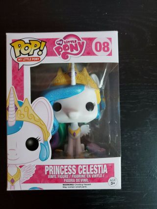 Funko Pop | My Little Pony | Princess Celestia 08 | Rare Retired Nib