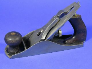 Antique Stanley No.  4 Type 8 Hand Bench Plane Vtg Woodworking Tool 1899 - 1902