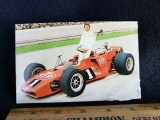 1970 Mario Andretti,  Indy 500 Standard Postcard