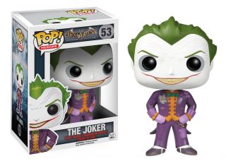 Funko Pop Heroes: Batman Arkham Asylum - The Joker Vinyl Figure Item 4339