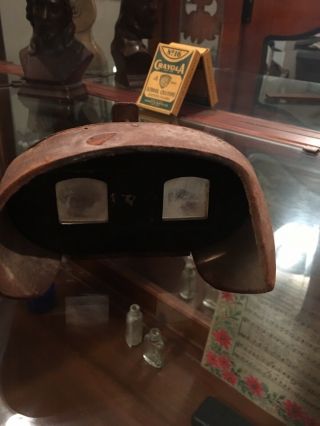 Antique Wood Stereo Viewer Stereoscope Stereopticon Underwood Whiting