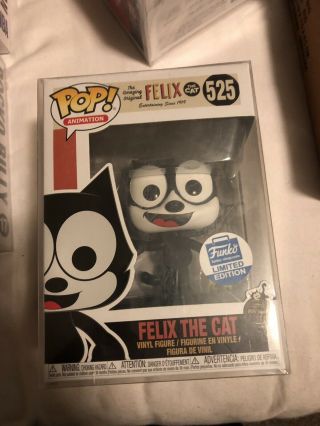Funko Pop Animation Felix The Cat 525 Felix The Cat Funko Exclusive With Case
