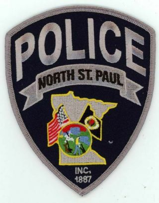 North St Paul Minnesota Mn Police Colorful Patch Sheriff