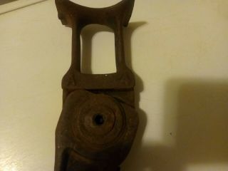 Antique Cast Iron Barbed Wire Fence Stretcher Farm Tool 2