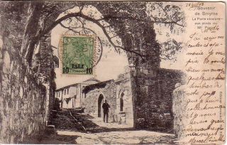 Turkey - 1913 Smyrne - La Porte Oscure Aux Pieds Du Mt.  Pagus Postcard