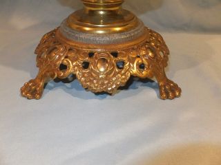 Large 1890 ' s B&H Bradley and Hubbard Banquet oil lamp 2