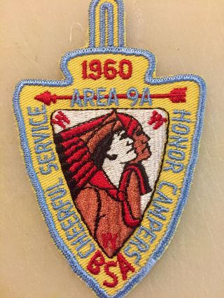 Vintage Oa Scout Patch 1960