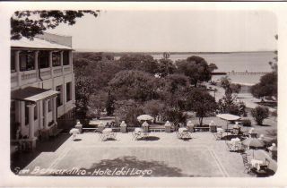 Paraguay - San Bernardino - Hotel Del Lago Real Photo Postcard