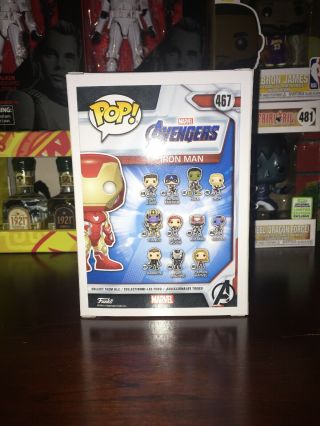 Funko Pop - Marvel Avengers End Game - IRON MAN - Box Lunch Exclusive In Hand 3