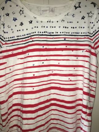 Chico Size 3 Red White And Blue Shirt For The July