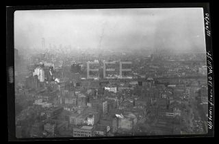 1930 Uptown Manhattan Nyc York City Old Photo Negative 550b
