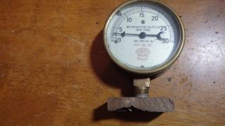 Antique Steam Boiler Gauge Air Reduction Sales Co Air Co Davis Brass Steam