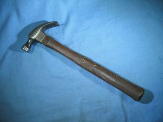 Vintage Millers Falls No.  1418 Claw Hammer 11 Oz 11 - 1/2 " Long Made In Usa