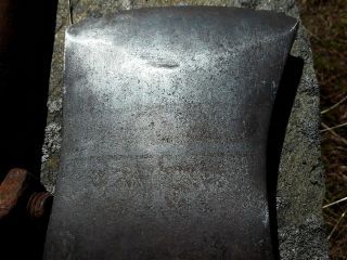 Old Axe Head Vaughan U.  S.  Forest service.  3.  2 Lb.  Heart breaker needs forge weld 2