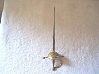Vintage Toledo Cup Shaped Sword Letter Opener " Collectible Item "