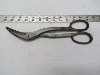 Vintage Pexto No.  15 Hawks Bill Rare Curved Duct Tin Snips Hvac Tool Usa,  Cutter