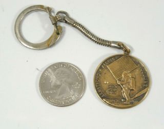Apollo 11 Moon Landing Medal With Keyring July 20,  1969