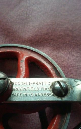 Vintage Goodell Pratt Co.  No.  655A Hand Drill 3