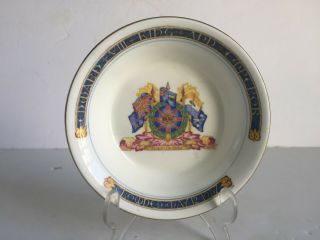 Vintage 1937 Paragon China King Edward Viii Coronation Dessert Berry Bowl