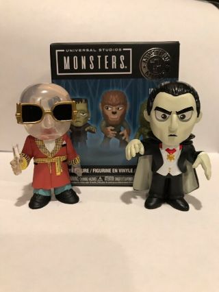Mystery Minis Universal Monsters Invisible Man Clear 1/72 Dracula 1/24 Rare