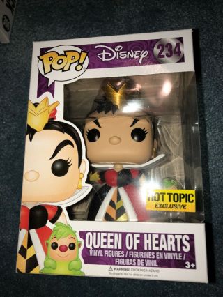 Funko Pop Hot Topic Exclusive Queen Of Hearts Alice In Wonderland 234 Disney