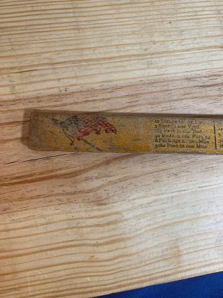 Vintage Advertising Ruler A.  N.  Billman Loysville,  Pa Perry County 5
