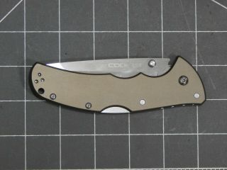 Cold Steel Code 4 Folding Pocket Knife Tanto Point Blade S35vn
