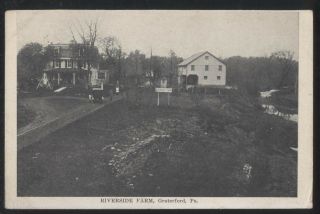 Postcard Graterford Pennsylvania/pa Early 1900 