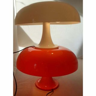 Artemide Nesso Table Lamps in Orange and White 3