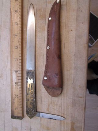 Advertising 1924 - 1933 Remington Knife,  Letter Opener Fred Fear Co.  Brooklyn Ny