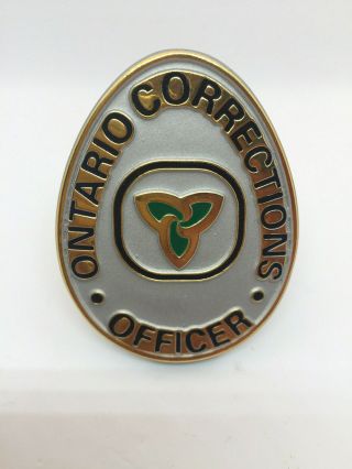 Ontario Corrections Officer Prison Guard Badge Obsolete
