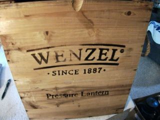 Wenzel Pressure Lantern In The Wooden Box